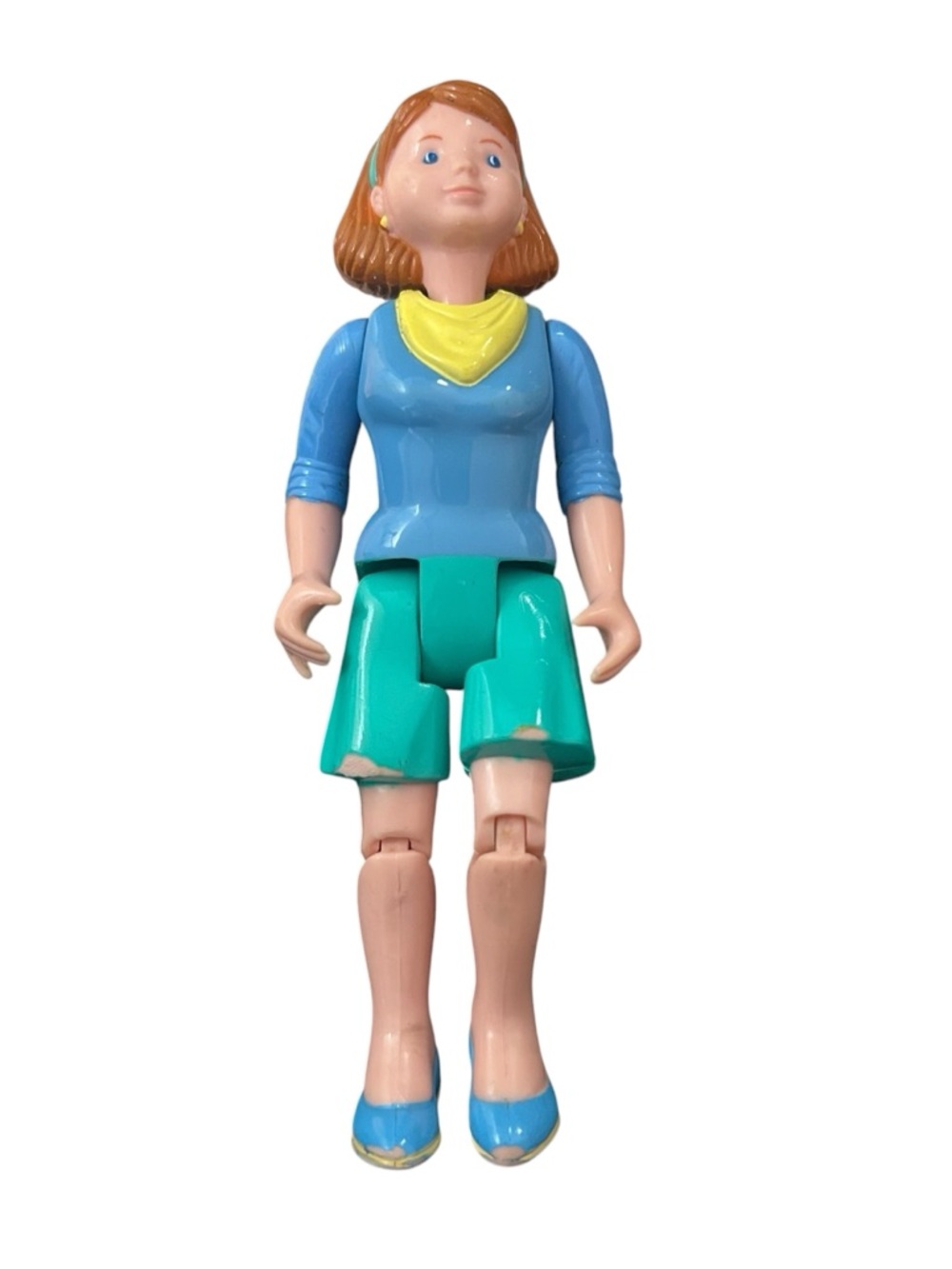 Fisher-Price Loving Family Dollhouse Mom Figure (1993) - Blue Shirt